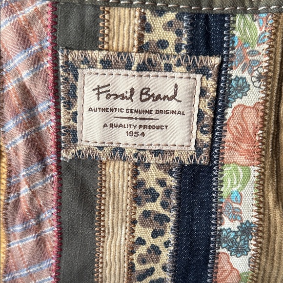 Fossil Multicolor Patchwork Shoulder Bag - Picture 2 of 7